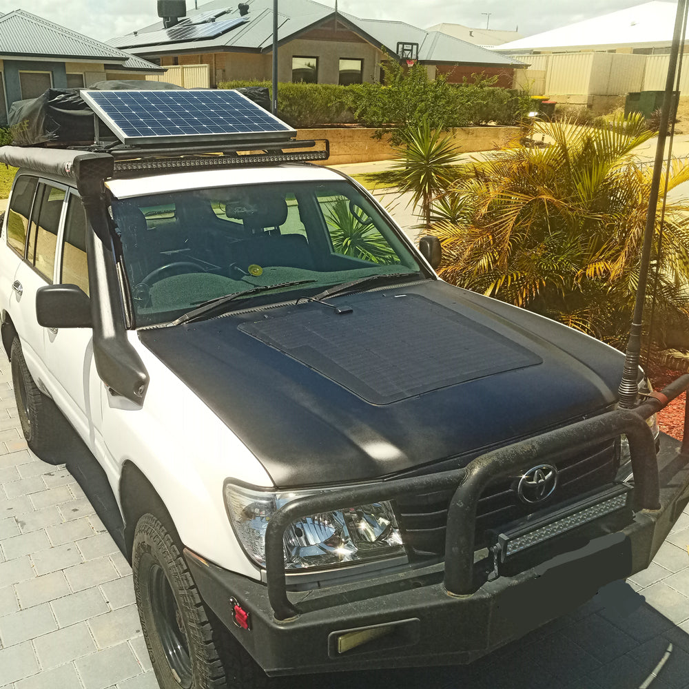 Solar panel 100W - for Landcruiser LC100, 105, 200